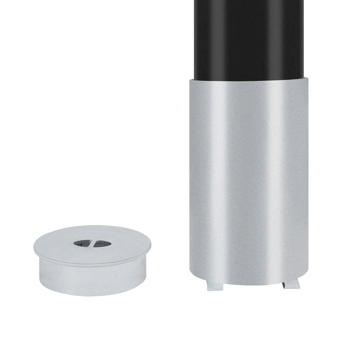 Bollard Premium Removable KeyLock 140mm In Ground - Black