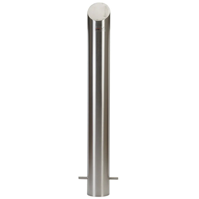 Bollard 140mm In Ground Bevelled Top - Stainless Steel 304