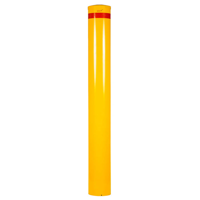 Bollard 220mm In Ground - Yellow