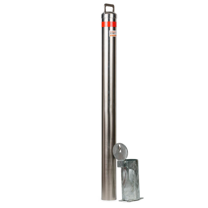 90mm Lockable Bollard with Handle