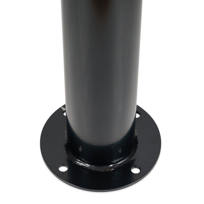 Surface Mounted Bollard 90mm Hot Dipped Galvanised - Black