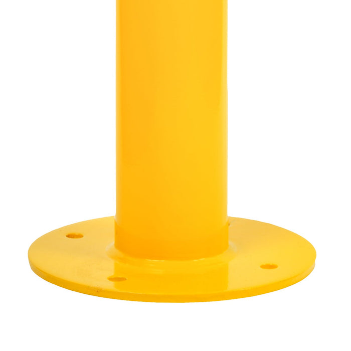 Surface Mounted Bollard 90mm Yellow 1200mm High