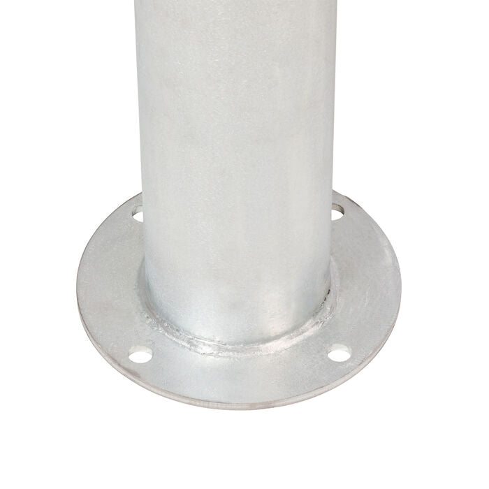 Bollard Bike Rack Surface Mounted Circle - Galvanised