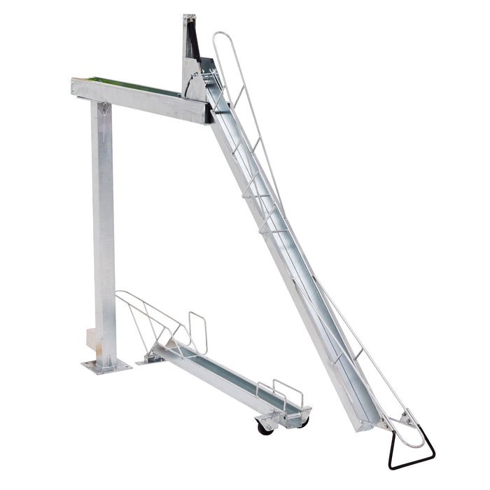 Velodrome Ramp Rack Bike Rack Double Tier Height with Ramp for Bikes — Car Park Safety ...