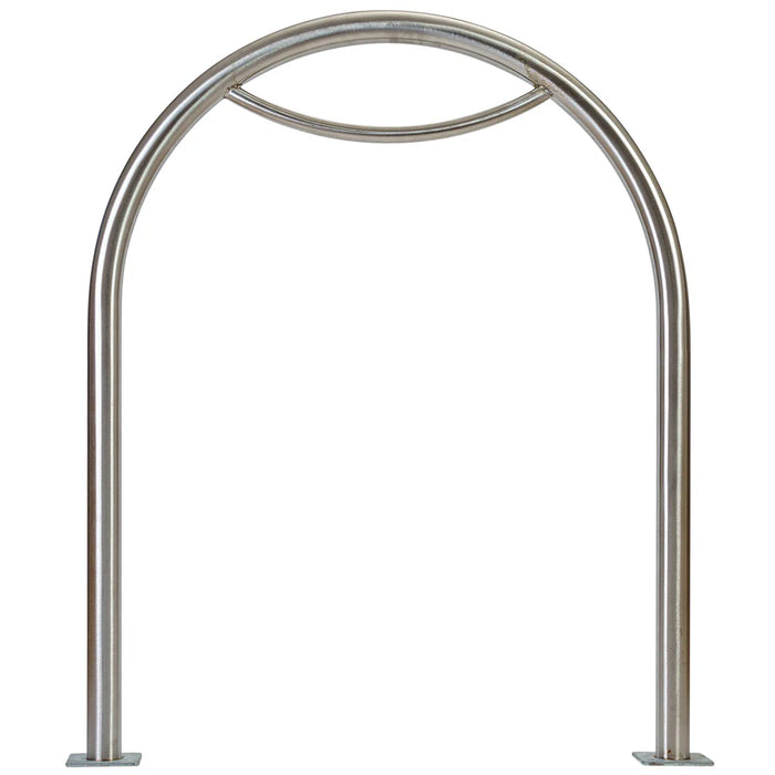 Bike Rack Stainless Steel In Ground Hoop 316 Grade - City of Melbourne Design