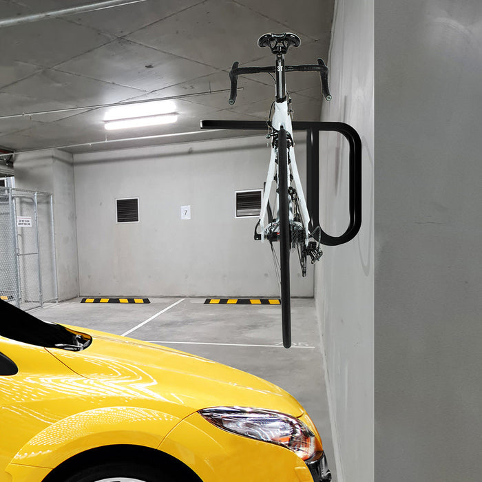 Bonnet Bike Rack Bike Rack Over-Bonnet Wall Mounted - Galvanised and Powder Coated Blac ...