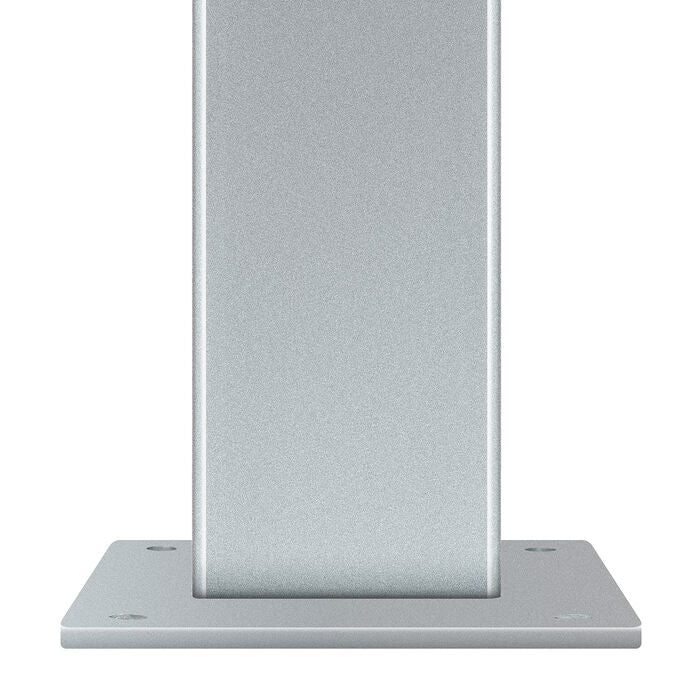 Bollard Square Surface Mounted 120mm Galvanised
