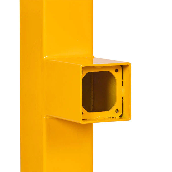 Intercom Bollard Post Dual Card Reader In-Ground - Yellow