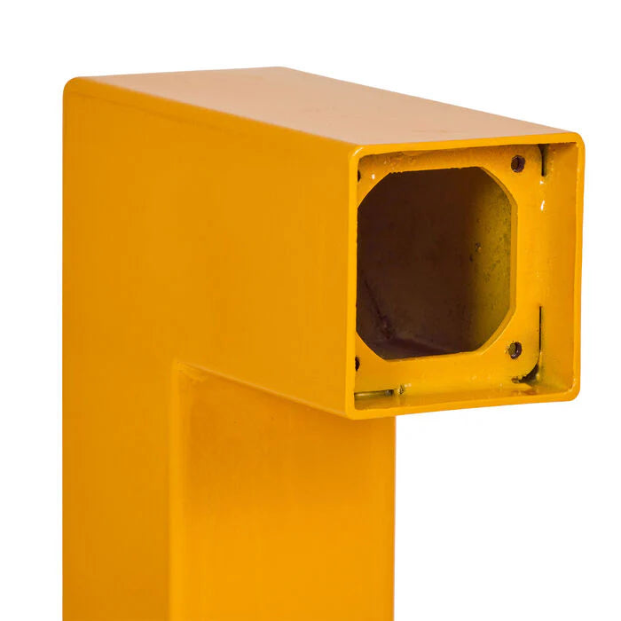 Intercom Bollard Post - Single Card Reader - In-Ground - Yellow