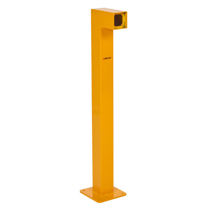Intercom Bollard Post Single Card Reader Surface Mounted - Yellow