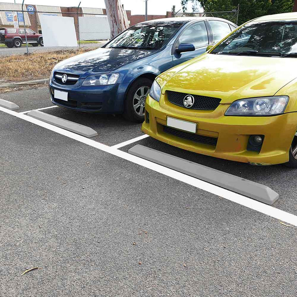 Poly Wheel Stops Grey — Car Park Safety Solutions