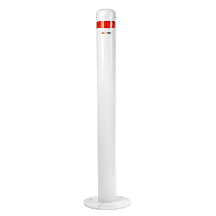 Bollard Surface Mounted 90mm White